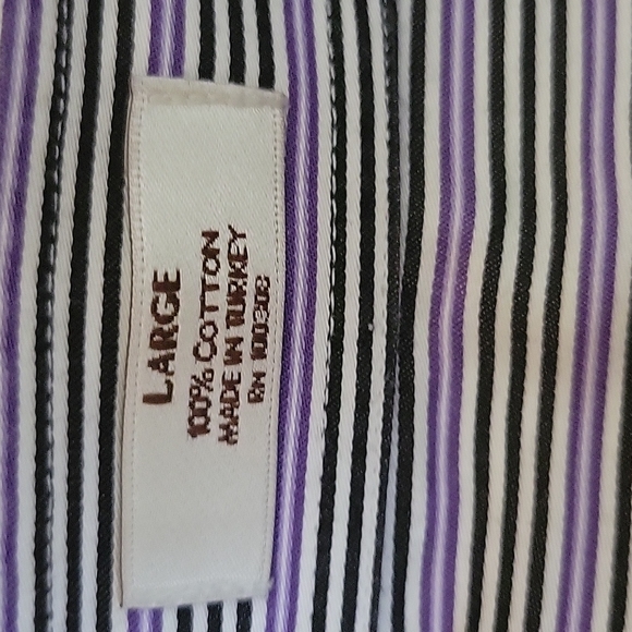 PETER MILLAR COTTON BUTTON DOWN SHIRT...LARGE - Picture 7 of 8